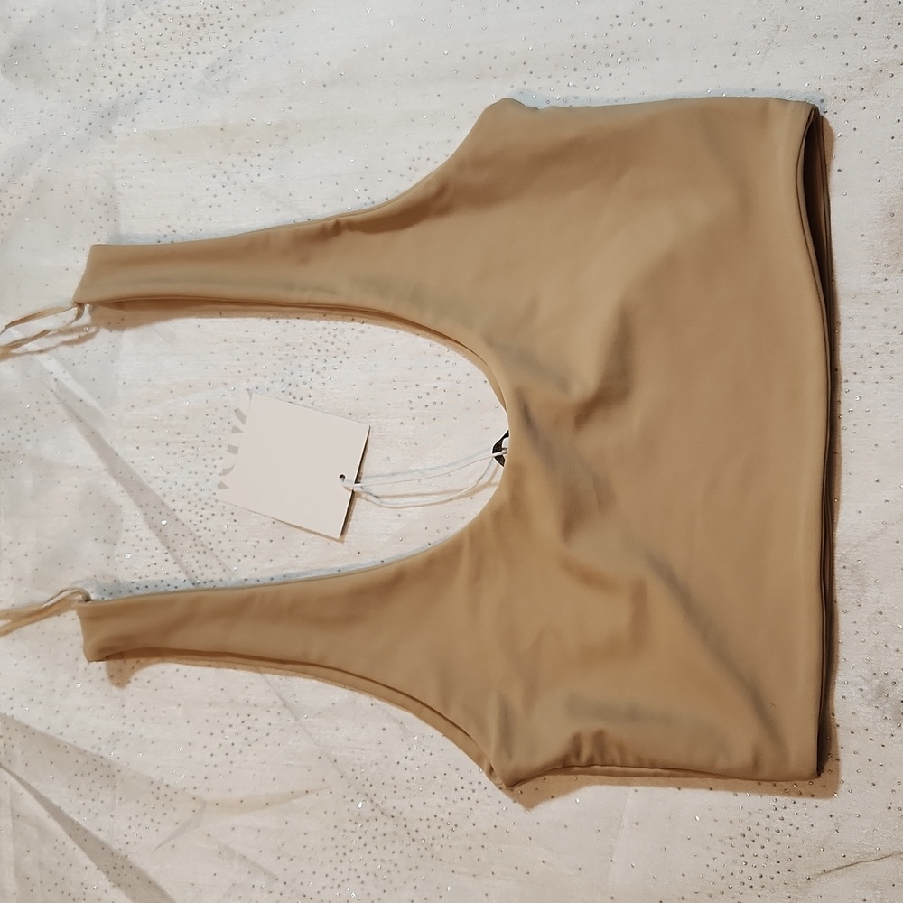 Zara dual lined bralette crop top size S - Picture 1 of 4